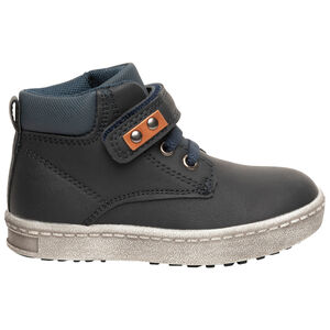 Botines azules cordones y velcro Main Botines azules cordones y velcro