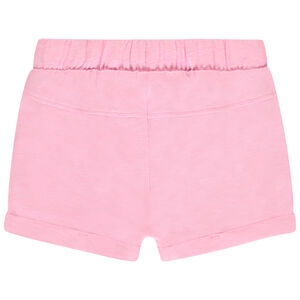 Short uni con cintura elástica para niña bebé 