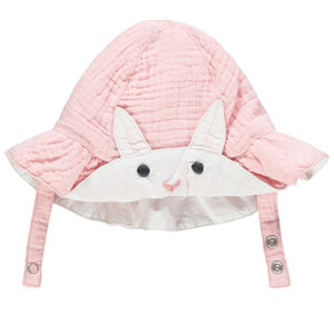 Gorro conejo en gasa de algodón 