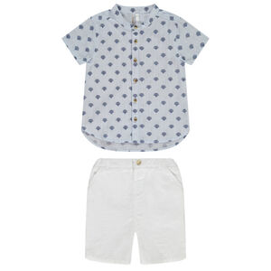 Conjunto de 2 piezas con camisa estampada para bebé niño 