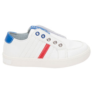 Zapatillas deportivas bajas con velcros y apliques en contraste del 28 al 35 