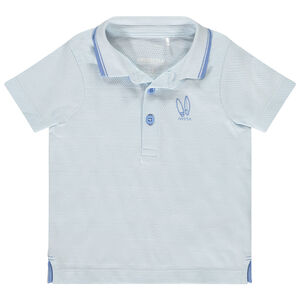 Polo de manga corta con bordado fantasía para bebé niño 