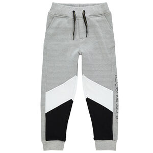 Pantalón jogging felpa tricolor Main Pantalón jogging felpa tricolor