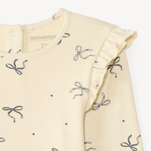 Camiseta de manga larga para niña con estampado divertido 