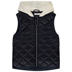 Doudoune sin mangas acolchada con capucha para niño 