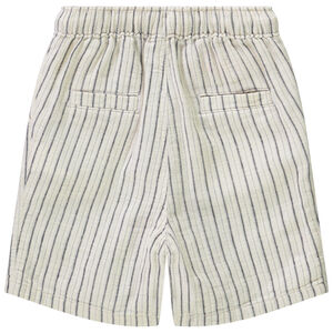 Bermudas de tela a rayas para bebé niño 
