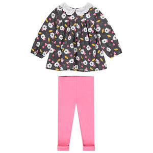 Conjunto de túnica y leggings para bebé niña 