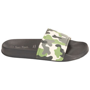 Mules con correa estampado camuflaje para niño con tira según la edad 