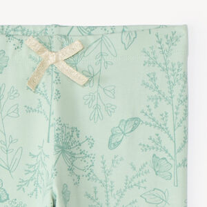 Legging de niña con estampado de flores 