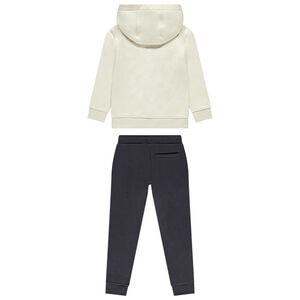 Conjunto de chándal de felpa con motivo Wild Life para niño 