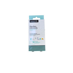 Parches citronela antimosquitos 36 unidades 