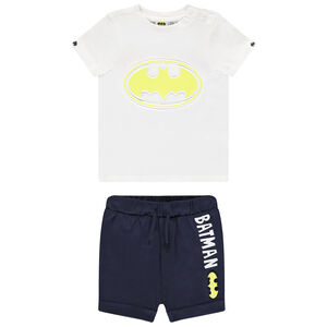 Conjunto corto de 2 piezas Batman Warner para bebé niño 