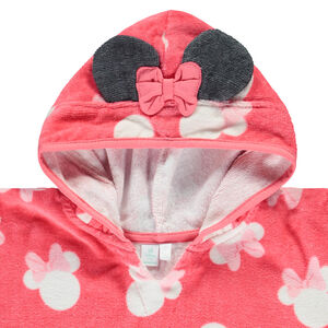 Poncho de baño divertido con estampado de Minnie Disney para bebé niña 