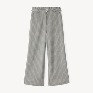 Pantalón de niña de felpa con corazón de strass. 