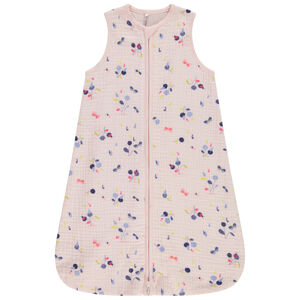 Saquito de dormir en tetra TOG 1 estampado mariquitas para bebé niña 