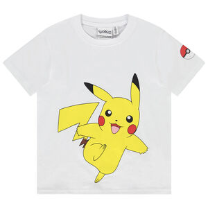 Camiseta de manga corta Pikachu Pokémon para niño 