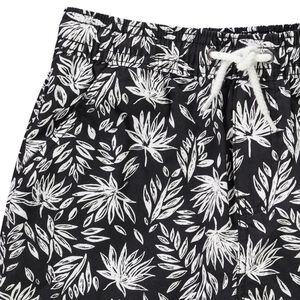 Bermuda en coton imprimé feuilles pour garçon 