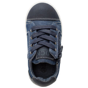 Zapatillas vaqueras con cordones y cremallera 