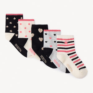 Pack de 5 pares de calcetines fantásticos para niña  Main Pack de 5 pares de calcetines fantásticos para niña