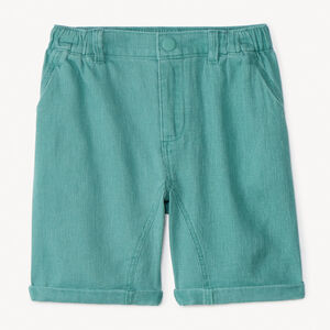 Bermudas lisas de tela para niño 