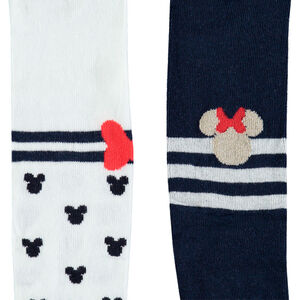 Pack de 2 leotardos gruesos Minnie Disney niña. 