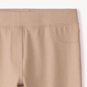 Jegging liso de felpa para niña 