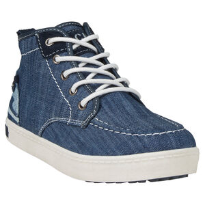 Botas bajas con cordones de jean con cremallera  Main Botas bajas con cordones de jean con cremallera