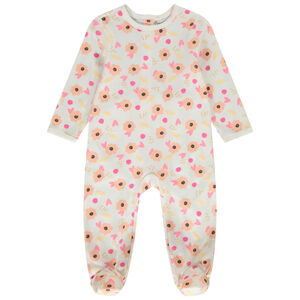 Pelele de jersey con estampado floral para bebé niña 