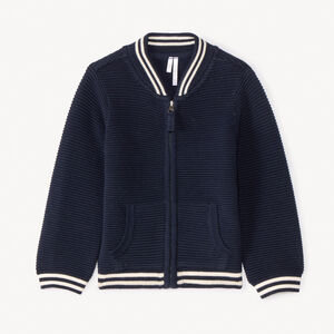 Chaleco teddy de punto liso para bebé niño 