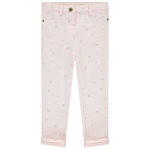 Jeggings de felpa estampados para bebé niña 