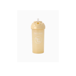 Vaso con pajita 360ml 6+meses - Beige Caramelo 