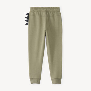 Pantalones de chándal para niño en felpa con bolsillo divertido 
