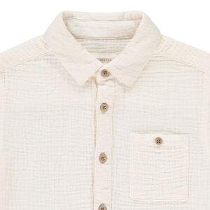 Camisa de manga larga unicolor de tetra para niño 