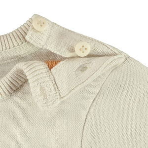 Jersey jacquard de montaña y dinosaurio para bebé niño 