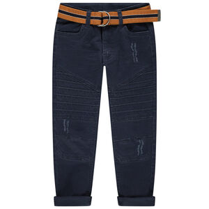 Pantalón de tela teñida con cinturón desmontable Main Pantalón de tela teñida con cinturón desmontable