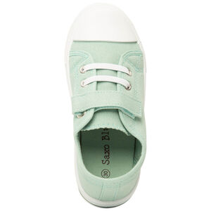 Zapatillas bajas de tela con cordones elásticos y velcro para bebé niño 