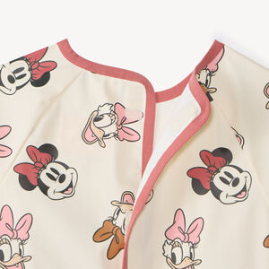 Delantal de pintura de niña con estampado de Minnie y Daisy 