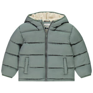 Plumífero acolchado con forro micropolar para niño 