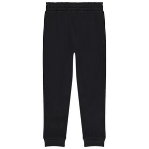 Pantalón jogging liso con print fantasía niña 