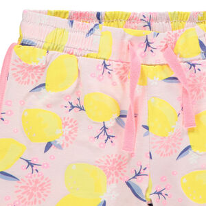 Short de jersey para niña con estampado y cintura elástica 