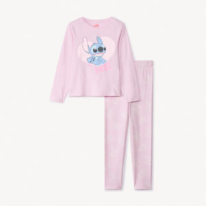 Pijama de 2 piezas de Stitch de Disney para niña. Main Pijama de 2 piezas de Stitch de Disney para niña.