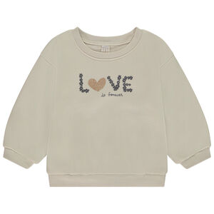 Sudadera de felpa con estampado fantasía para bebé niña 