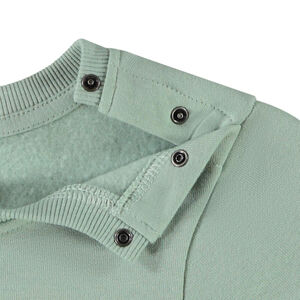 Sudadera de felpa con parches de criaturas vegetales para bebé niño 