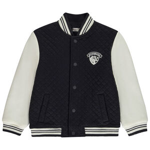 Chaleco teddy acolchado efecto color block para niño 