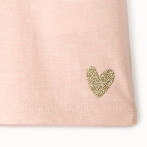 Lote de 3 camisetas de manga corta lisas para bebé niña 