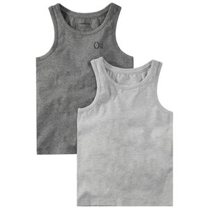 Juego de 2 camisetas interiores con logo estampado Main Juego de 2 camisetas interiores con logo estampado