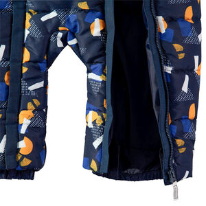 Mono largo de esquí con forro de micropolar y estampado gráfico 