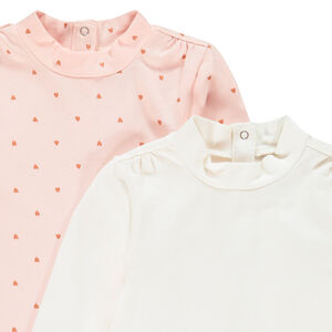 Pack de 2 sueteres cuello camisero liso/ estampado  