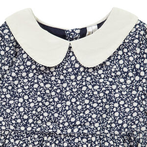 Conjunto 2 piezas con blusa estampada de flores para bebé niña 