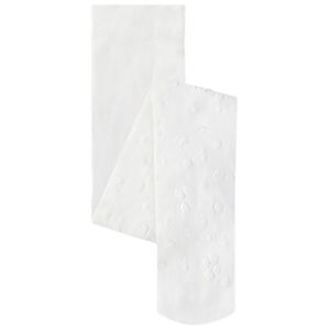 Medias finas con motivo floral en relieve para niña 